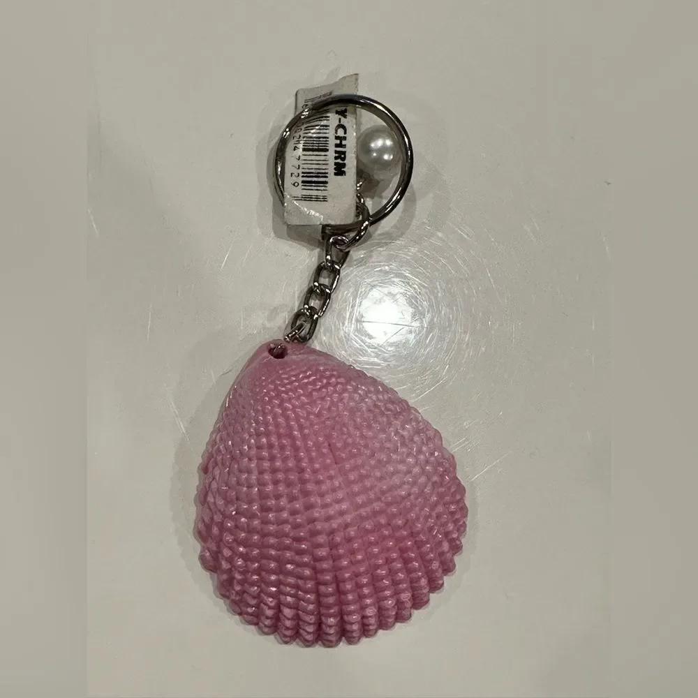 Pink Shell keychain